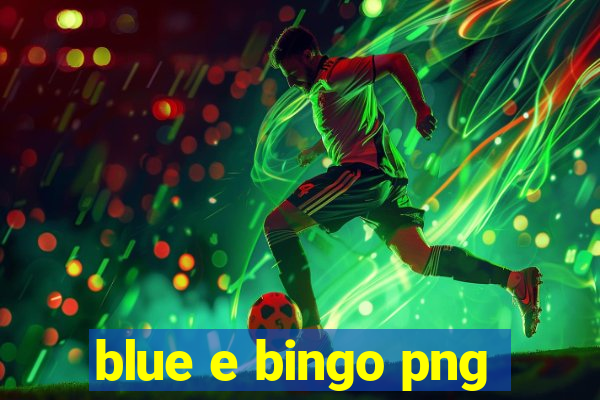 blue e bingo png